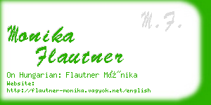 monika flautner business card